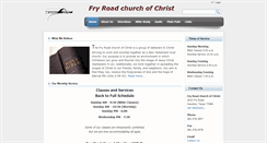 Desktop Screenshot of fryroad.org